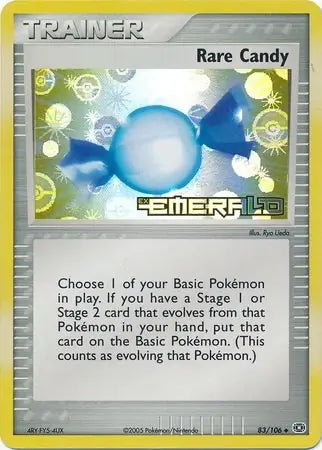 EX Emerald Rare Candy #83/106 reverse holo